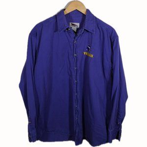 Vintage ProElite Vikings Button Up
